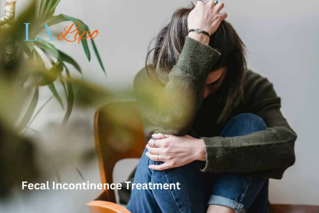 woman worried about fecal incontinence diet Horsham