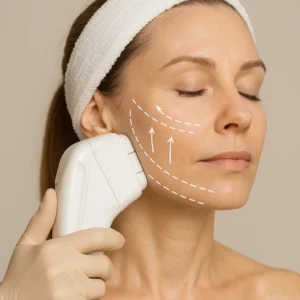 Woman having HI-FU to reduce wrinkles call LA LIPO Horsham Now!
