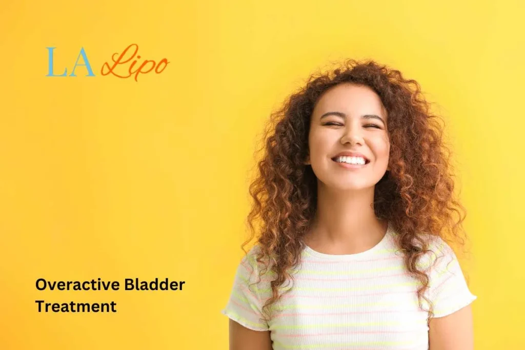 woman smiling about overactive bladder treatment Horsham solutions