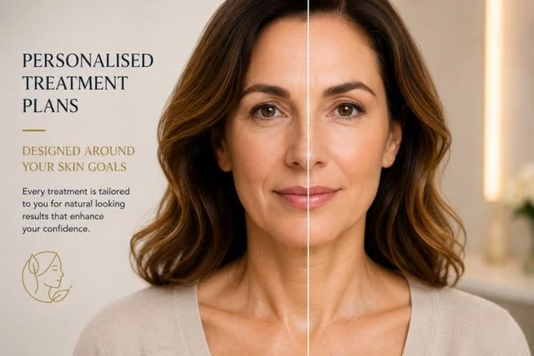 Before and after results of Collagen Lift Therapy Horsham